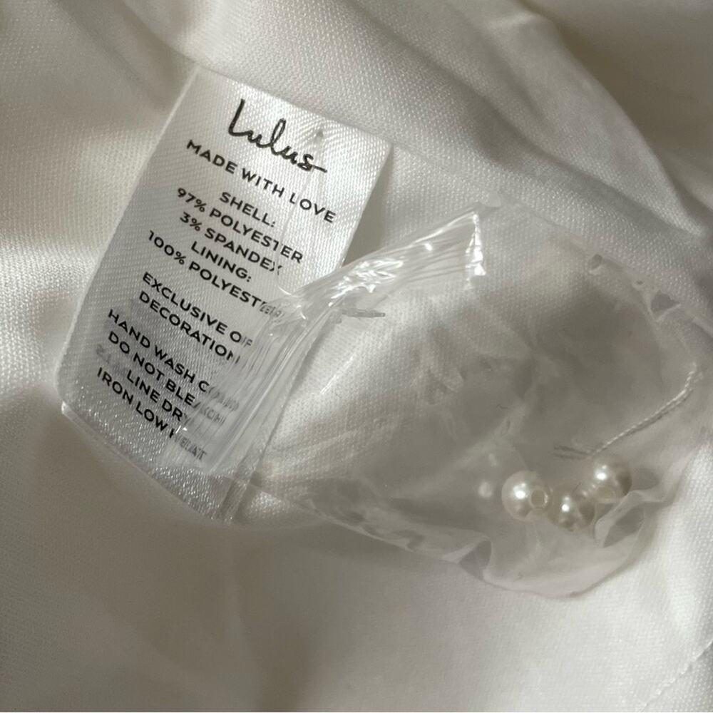 Lulus White Evening Gown Or Wedding Dress - Picture 10 of 12